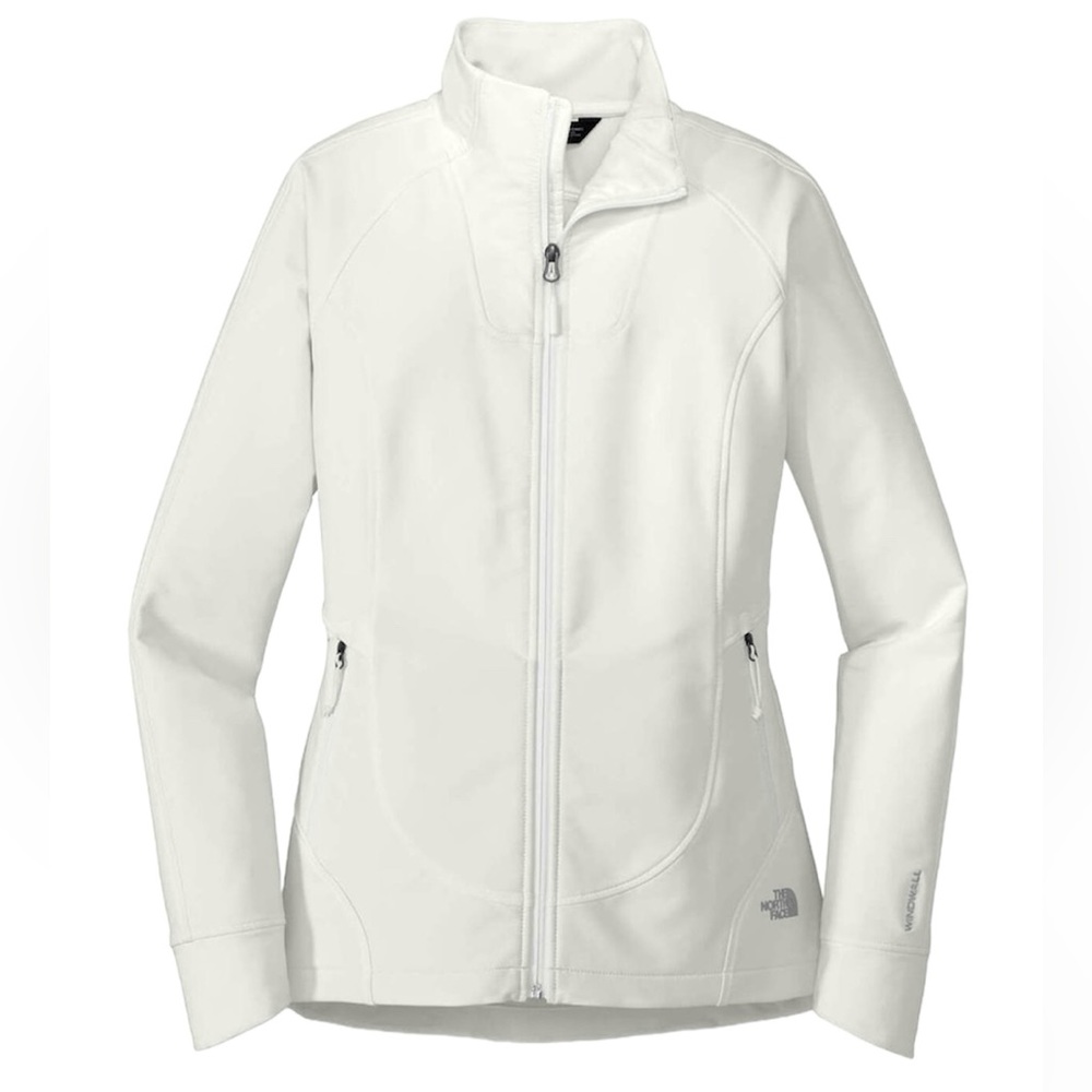 White Women’s North face Jacket- Medium